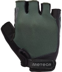 Rękawice rowerowe Meteor - Zielono-czarny