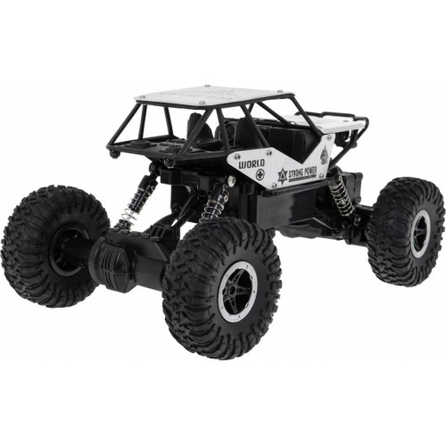 Zdalnie sterowany Crawler R/C Monster 1:18 srebrny