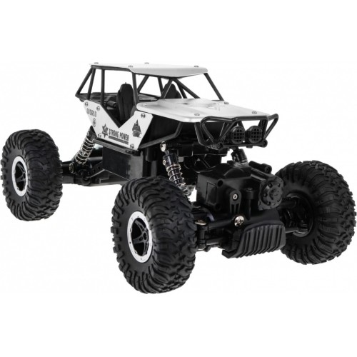 Zdalnie sterowany Crawler R/C Monster 1:18 srebrny