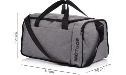Torba sportowa Meteor Odyn, 40 l - Czarno-szary