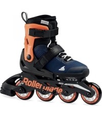 Rolki Rollerblade Microblade, pomarańczowo-niebieskie