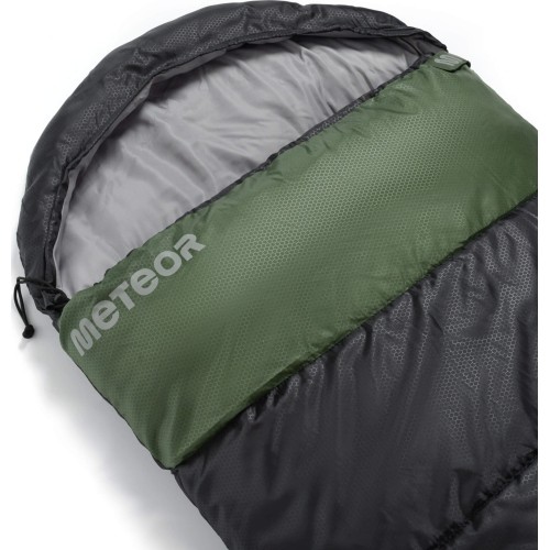 Śpiwór Meteor Bombay L - Olive, black