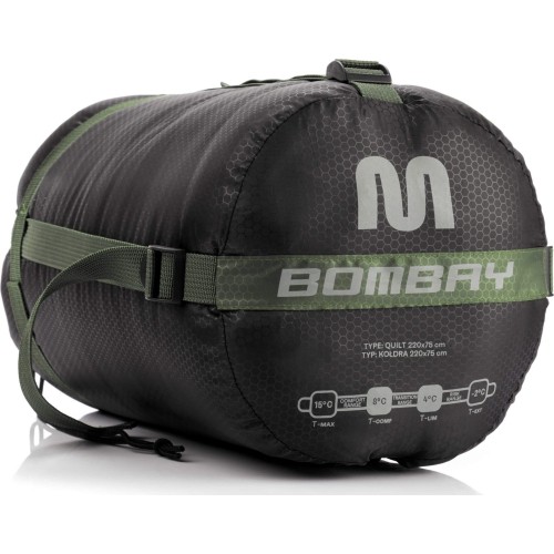 Śpiwór Meteor Bombay L - Olive, black