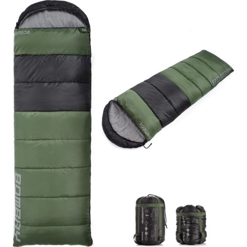 Śpiwór Meteor Bombay L - Olive, black
