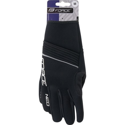 Rękawice FORCE Neo zimowe (czarne) XL