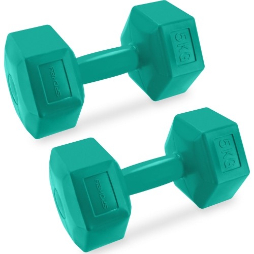Zestaw hantli heksagonalnych 2x5 kg Spokey MONSTER