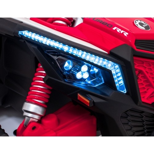 Pojazd elektryczny buggy Maverick Turbo RR, czerwony
