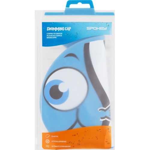 Silikonowy czepek pływacki niebieski Spokey RYBKA MARLIN