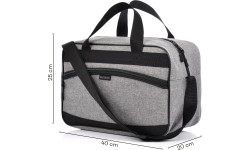 Torba sportowa Meteor Lokman 20 l - Szary