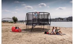 Trampolina BERG Ultim Elite Regular 500 Grey + siatka ochronna DLX XL