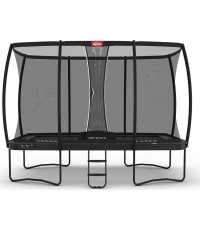 Trampolina z siatką BERG Ultim Champion Regular 500 Grey + siatka zabezpieczająca DLX XL