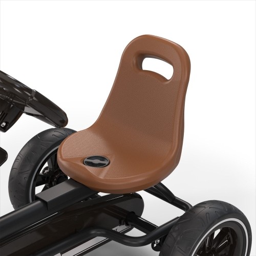 Gokart na pedały EXIT Foxy z przyczepą, espresso czarny