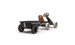 EXIT Foxy Pedal Go-Kart with Trailer - Retro Green