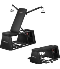 ADJUSTABLE WEIGHT BENCH WITH STORAGE AND CHEST FLY ARMS LM4012 HMS
