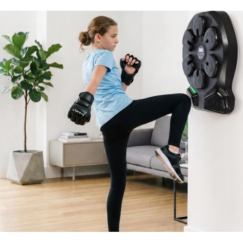 ELECTRONIC BOXING TARGET WITH BLUETOOTH, MUSIC AND GLOVES TB13 HMS