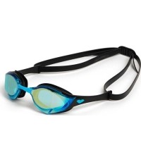 Okulary pływackie Cobra Edge Swipe, lustrzane, Aqua-Black-Black