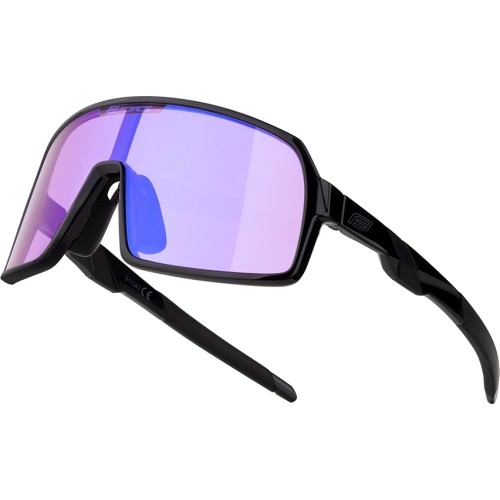 Okulary dziecięce FORCE Vibe, UV400, fioletowe szkło (czarne)