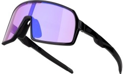 Okulary dziecięce FORCE Vibe, UV400, fioletowe szkło (czarne)
