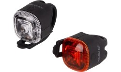 Zestaw lampek FORCE Twist 2.0 // z bateriami, przednia + tylna