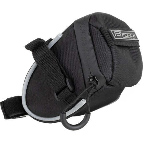 Torba podsiodłowa FORCE Jet Velcro 0.4 L (czarna)