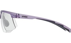Okulary Uvex Aerios S V, purple matt trans / smoke