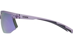 Okulary Uvex Aerios S fioletowe matowe przezroczyste / lustrzane fioletowe