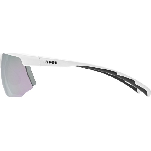 Okulary Uvex Aerios S white matt / mirror rose