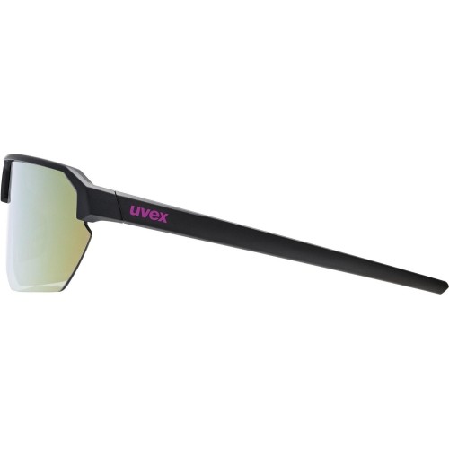 Okulary Uvex Vectiv, black matt / mirror pink