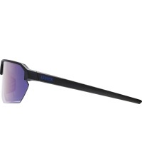 Okulary Uvex Vectiv black matt / mirror blue