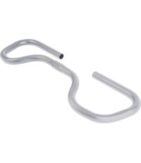 Kierownica Fischer 25,4 mm, stal (srebrna)