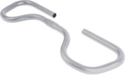 Kierownica Fischer 25,4 mm, stal (srebrna)