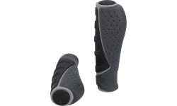 Chwyty kierownicy Fischer TRIO, 130 mm (czarno-szare)