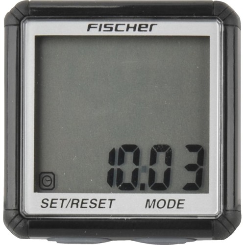 Licznik rowerowy FISCHER Trend, 13 funkcji, na baterię (czarny)