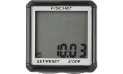 Licznik rowerowy FISCHER Trend, 13 funkcji, na baterię (czarny)