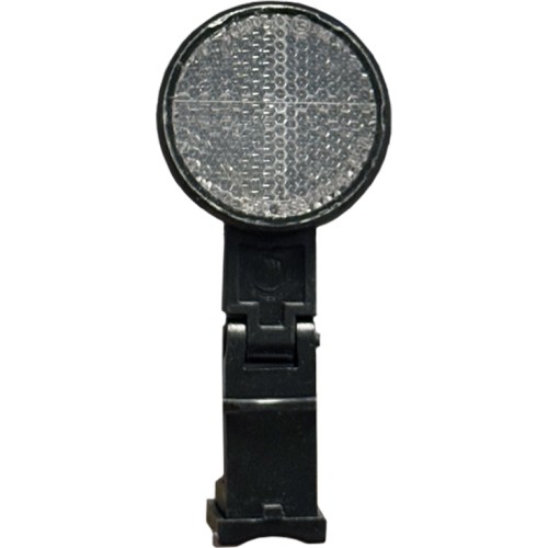 Odblask na przedni widelec Fischer, 45 mm (biały)