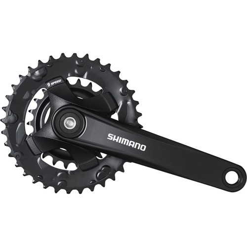Przednia korba z zębatkami Shimano FC-MT101 // 2-rzędowa, 36-22T, 170 mm