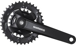 Przednia korba z zębatkami Shimano FC-MT101 // 2-rzędowa, 36-22T, 170 mm