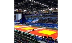 Mata do judo Taishan 200x100x4 cm, czerwona
