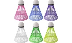 NBL6026 NYLON SHUTTLECOCKS MULTICOLOR 6 PCS. NILS