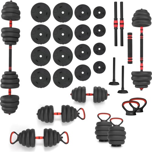 Zestaw obciążeń SGN140 Pro Set 6 w 1, 2 części, 40 kg HMS