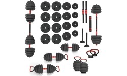 Zestaw obciążeń SGN140 Pro Set 6 w 1, 2 części, 40 kg HMS