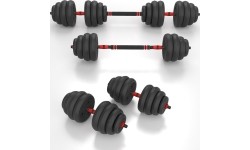 Zestaw obciążeń SGN140 Pro Set 6 w 1, 2 części, 40 kg HMS