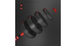 Zestaw obciążeń SGN140 Pro Set 6 w 1, 2 części, 40 kg HMS