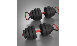 Zestaw obciążeń SGN140 Pro Set 6 w 1, 2 części, 40 kg HMS