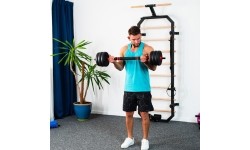 Zestaw obciążeń SGN140 Pro Set 6 w 1, 2 części, 40 kg HMS