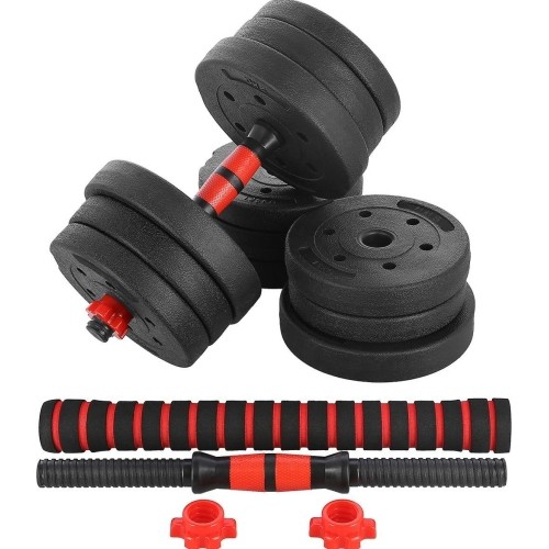 Kompozytowy zestaw sztangi i hantli SGP15 HMS - 20 kg