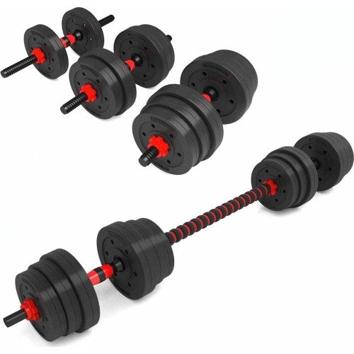 Kompozytowy zestaw sztangi i hantli SGP15 HMS - 20 kg