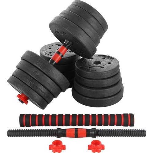 Kompozytowy zestaw sztangi i hantli SGP15 HMS - 30 kg