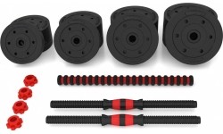Kompozytowy zestaw sztangi i hantli SGP15 HMS - 30 kg