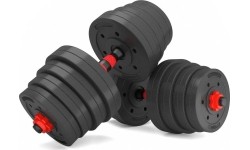 Kompozytowy zestaw sztangi i hantli SGP15 HMS - 30 kg